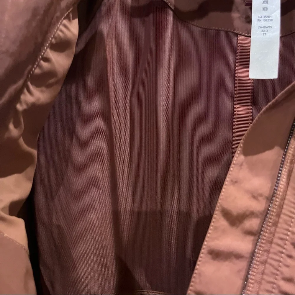 lululemon athletica Always Effortless Jacket Roasted Brown Size 6 - Picture 7 of 9